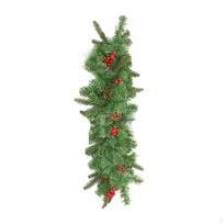 Christmas Mailbox Swag Hanging Ornament with Light Mail Box for Indoor Outdoor