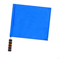 Daugiafunkcinė arbitro vėliavėlė rankai, eismo saugos signalas ledo ritulio treniruotėms blue