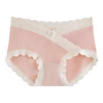 Sweet girl Modal soft cloud cotton underwear antibacterial breathable traceless mid waist triangle Panties XXL šviesios kavos spalvos