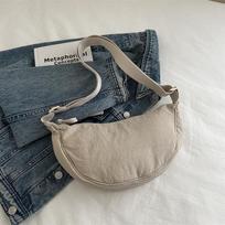 Large-Capacity Bag Women'S High-Value Summer Canvas, Versatile Messenger Bag Dumpling Bag juoda