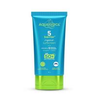 Aqualogica 5 Barrier+ Repair Apsauginis kremas nuo saulės su avokadu ir 5 esminiais keramidais-50 g|Spf 50 Pa++++|Plataus spektro apsauga nuo Uva/B ir mėlynosios šviesos blue