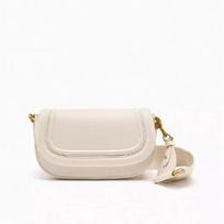 New PU Leather Women'S Crossbody Bags With Stylish Wide Shoulder Strap Fashionable Shoulder Solid Color Underarm Bags gray
