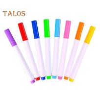 8/12 vnt Vandenyje tirpūs kreidos žymekliai LED lentos Meniniai amatai Sklandžiai pritaikyti paryškintos linijos, trinamas rašalas, neoniniai rašikliai 8pcs