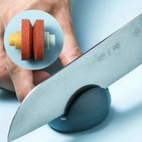 1pc, Mini Knife Sharpener, Cartoon Frog Sharpening Stone, Knife Sharpening Tool, Sharpen And Repair Kitchen Knives, Kitchen Gadgets mėlyna