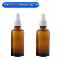 30 ml lašintuvinis buteliukas ir 5–100 ml rudos spalvos stikliniai eterinių aliejų ir kosmetikos buteliukai brown