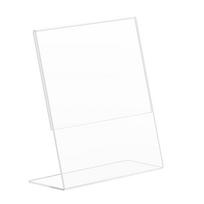 A6 Reklaminis stovas/L laikiklis, Idealus kavinei, restoranui, parodai, biurui, reklamai - Skaidrus akrilas gryna