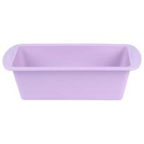 Nonstick Silicone Bread Loaf Pan with Handles Oven Safe Non-stick Heat-resistant Easy Release Bread Baking Tray ARI šviesiai violetinė spalva