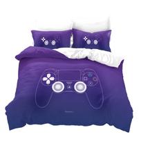 Purple New 3d Game Gamepad Printed Duvet Cover Set with Pillowcase Boys/Girls Bedclothes Twin Full Queen King Bedroom Decoration 135x200cm blue