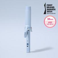 Bodana Glam Wave Curling Iron 36mm Creamy Blue gray