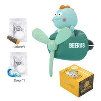 Adorable Spinning Propeller Animal Car Diffuser - Cute Cartoon Monkey Air Vent Freshener Gift Set with Refills Grey Teddy gray