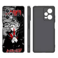 Anime Himiko Toga Black Silicone Phone Case For Xiaomi Redmi Note 9 10 11 11S 11T 12 13 Pro 5G Plus 9S 10S 12S Redmi Note 11T 5G