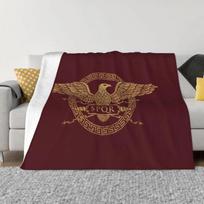 SPQR Romos imperijos erelio emblema Mesti pledas Turistinis pledas Minkšti lovos pledai Paplūdimio pledas 30x40in