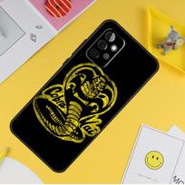Cobra Kai Case For Samsung Galaxy A55 A35 A25 A15 A51 A71 A12 A32 A52 A13 A33 A53 A14 A34 A54 Coque Samsung A52 yellow
