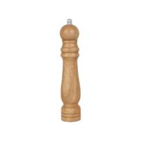 Salt and Pepper Grinder Solid Wood Spice Pepper Mill with Strong Adjustable coffee Grinder Cooking Tools Kitchen Utensils beige