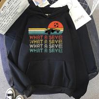What A Save Vintage Retro Rocket Soccer Car League Hoodie Custom Printed Hoodie Funny Hoodie L juoda