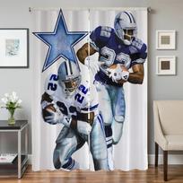 Window Kitchen Curtains for Living Room 2 Pieces Blackout Curtains Door Curtain C-cvowboys Clubs Partition Bedroom Decoration W50xH70cmx2pcs-CL