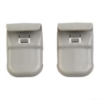 Gray Sun Visor Clips LC62-69-261B-30 LC6269261B34 Plastic