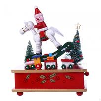 Xmas Music Box Table Centerpiece Collectible Christmas Ornament Home Decoration Accessories for