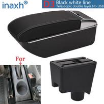 For Renault Sandero Armrest For Dacia Sandero For Nissan Almera G15 Car Armrest Box For Lada LARGUS Storage box Car Accessories black