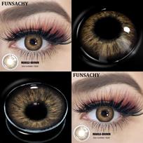 FUNSACHY 1 Pair Korean Colored Contact Lenses for Eyes Natural Blue Green Eye Lenses High Quality Soft Lens Fashion Beauty Pupil