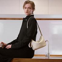 Soft And Lazy Tote Bag Fashion Versatile Foreign Leather Lychee Pattern One Shoulder Crossbody Underarm Bag Female