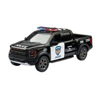 Žaislinio automobilio modelis 1/46 2022 Ford F-150 Raptor Policijos Sunkvežimis Metalinis Miniatiūrinis Transporto Priemonės Kolekcija Dovana Vaikams Berniukams Vaikui juoda