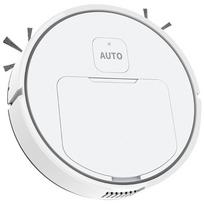 3-in-1 USB įkraunamas robotas dulkių siurblys su 1000Pa siurbimo galia naminių gyvūnų plaukams ir kietų grindų valymui balta