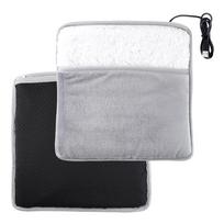 Portable Electric Foot Warmer USB Heating Pad Soft Thermal Foot Muff Perfect for Home Office and Travel Comfort Australia gray