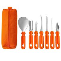 7pcs/Set Pumpkin Carving Stainless Steel Carving Knife Set Halloween Pumpkin Carving 7 Piece Pottery Sculpture Pumpkin Tools