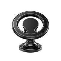 Automobilinis magnetinis telefono laikiklis Magsafe žiedinis dėklas Prietaisų skydelis Oro išleidimo angos tvirtinimas 360 laipsnių pasukimas iPhone Samsung auto priedams black