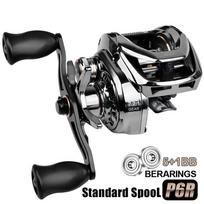 Lure Waterdrop Wheel 7.2:1 Long Throw Explosion Proof Line Fishing Wheel 5+1BB with Unloading Alarm Fishing Wheel Right Hand
