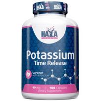 Haya Labs Sustained Release Potassium 99 mg. - 100 caps 1 unit