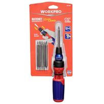 Wankebao 12-in-1 Quick-Change Ratchet Screwdriver WP221063 (Original W021483) - Multi-Function Household Tool gray