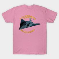 T Shirt Women F117 Nighthawk Stealth Fighter Harajuku Print Kawaii Tshirt Summer Short Sleeve Female T-Shirt Top Tee S rožinė