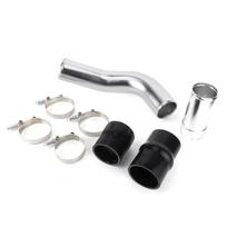 Aliuminio tarpinio aušintuvo vamzdis su silikoninėmis jungtimis, varžtais, spaustukais, tinkamas Ford F250 F350 F450 6.7 white