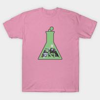 T Shirt Women Third Shadow Labs Beaker Harajuku Print Kawaii Tshirt Summer Short Sleeve Female T-Shirt Top Tee S rožinė