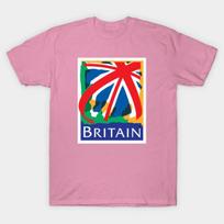 T Shirt Women Britain Harajuku Print Kawaii Tshirt Summer Short Sleeve Female T-Shirt Top Tee S rožinė