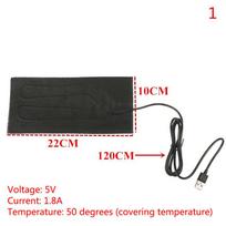 5 V USB šiltos pagalvėlės, greito kaitinimo šildytuvas, naminių gyvūnėlių pagalvėlių šildytuvas, skirtas medžiaginiams liemeniniams batams 1(10*22cm) black