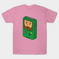 T Shirt Women Jake The Game Boy Harajuku Print Kawaii Tshirt Summer Short Sleeve Female T-Shirt Top Tee S rožinė