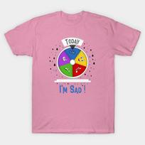 T Shirt Women I Am Sad Harajuku Print Kawaii Tshirt Summer Short Sleeve Female T-Shirt Top Tee S rožinė