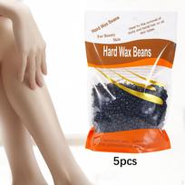 5x Hard Wax Beads Hair Removal Underarms for Legs Bikini Line Face