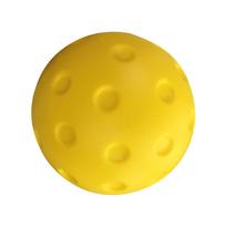 Tylūs putų piklbolai Treniruočių kamuoliai PU putų piklbolo kamuoliai Triukšmą mažinantis minkštas piklbolas Vidaus ir lauko B yellow