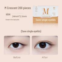 Invisible Double Eyelid Stickers: Self-Adhesive, Natural Finish for Single or Swollen Eyelids Includes Y Fork Tool