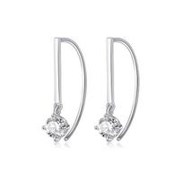 Korean Style Fashionable Earrings Semi-curved Open Mouth Ear Hooks
