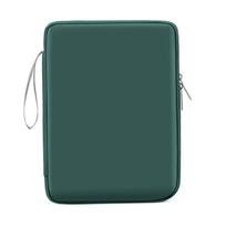 iPad 10.8-Inch Anti-Theft Luxury Tablet Case - Portable Protective Liner and Storage Bag 7.9-10.8 inch tamsiai žalia spalva