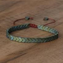 1 vnt. Hematito apyrankė-Strėlės antgalis Gydanti Balanso apyrankė-Mediacijos Įžeminimas Raminanti Dvasinės Apsaugos apyrankė Dovana brown