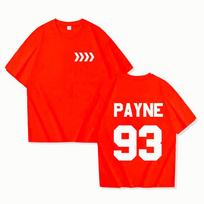 New Fashion Liam Payne Tribute Rap Payne 93 Print T Shirts Short Sleeve Men Women Summer Cool Hip Hop Casual Outdoor T Shirts S