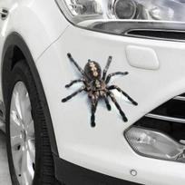 Stilingas Puikus šaunus voras 3D automobilių lipdukai Animacinių filmų kūrybiškos asmenybės dekoravimo lipdukai A juoda
