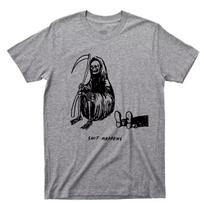 Grim Reaper T Shirt Sh!T Happens Death Life Sucks XXXXL gray