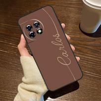 Personalized Monogram Name Case For OnePlus Nord CE 2 Lite 2T N10 N20 N30 Nord 3 OnePlus 11 9 10 Pro 10R 10T 8T Coque OnePlus 9RT